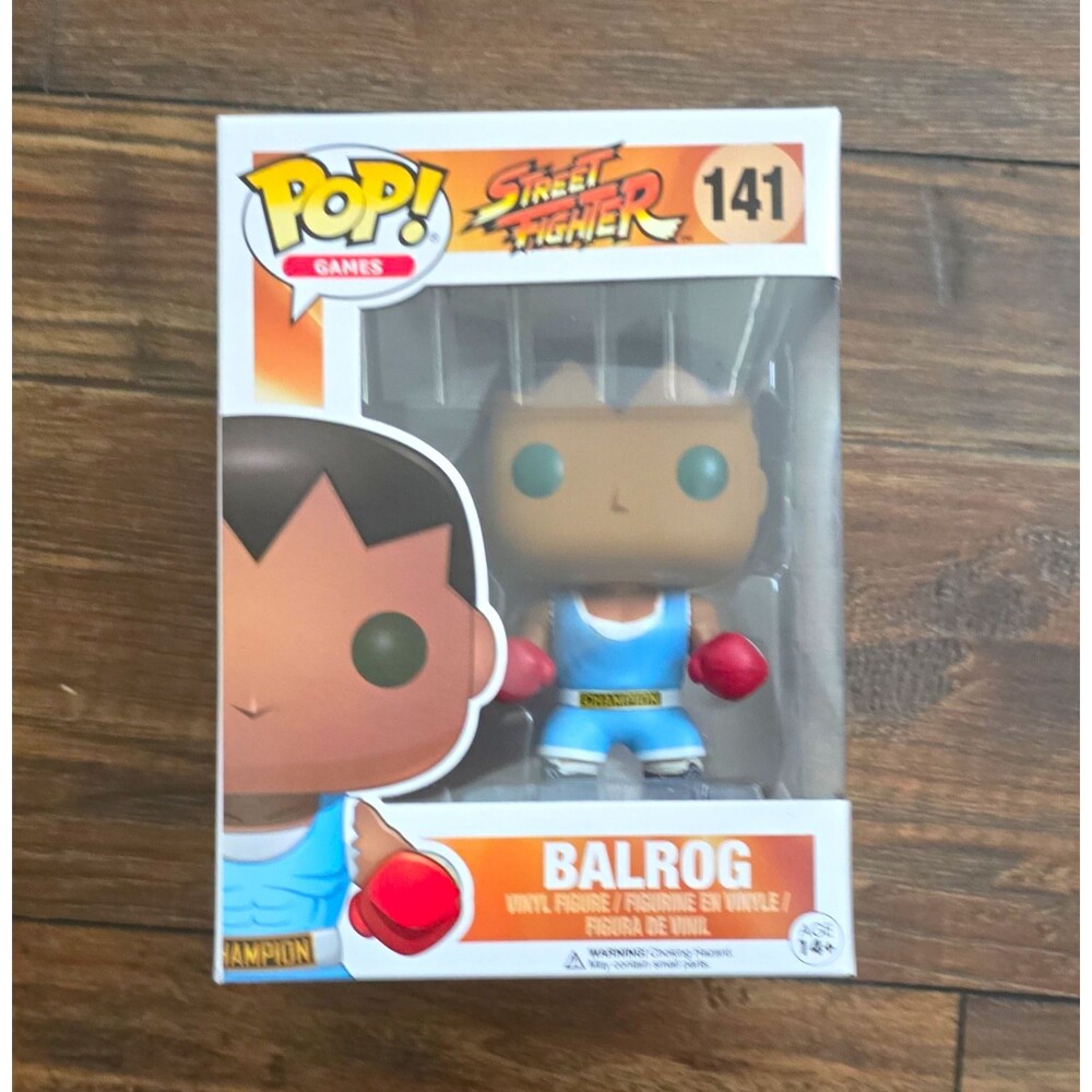 Funko Pop! Games Balrog #141 Street Fighter Boxing Vinyl Figure Boxed